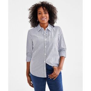 Petite Printed Perfect Shirt